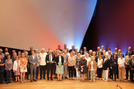 Sam Tanson, ministre de la Culture, a remis les distinctions honorifiques à l’occasion de la Fête nationale 2021 (sous le régime CovidCheck). (Photo: Ministère de la culture)