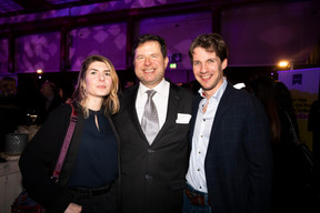 Anne-Sophie Diard (Post) et Thibault de Barsy au centre ((Photo: Patricia Pitsch/Maison Moderne))