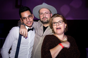 Alexis Fernandes (Maison Moderne), Fabien Rodrigues (Maison Moderne) et France Clarinval (RTL) ((Photo: Patricia Pitsch/Maison Moderne))