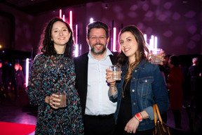 Marie-Adélaïde Leclercq-Olhagaray (Arendt & Medernach), Nicolas Henckes (CLC) et Elfie Pins (Supermiro) ((Photo: Patricia Pitsch/Maison Moderne))