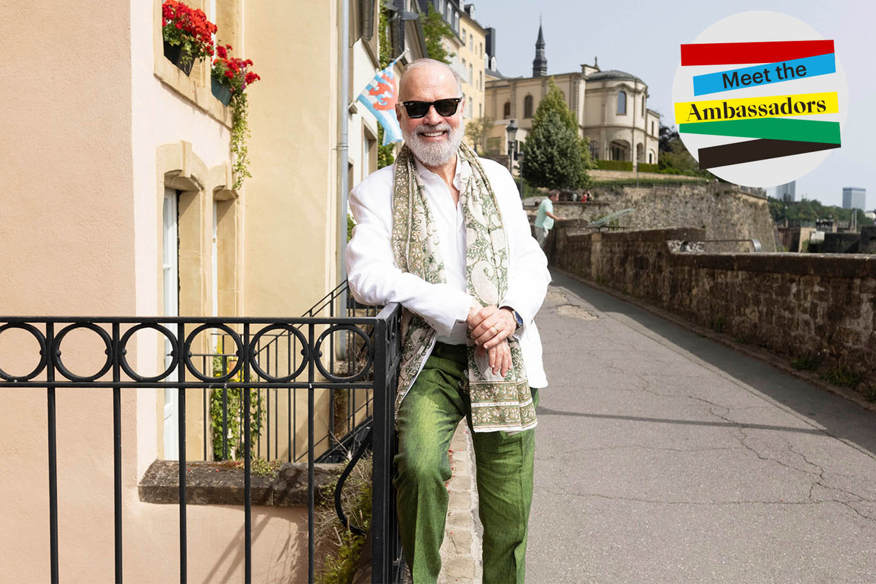 Italian ambassador Diego Brasioli pictured along the Corniche. Photo: Guy Wolff/Maison Moderne