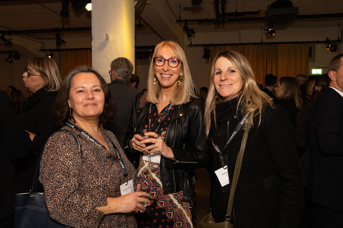 Véronique Lange (Binsfeld), Dominique Moeremans (ECG - School of business and management) and Marlène Gigant (Mediation) at the first edition of the Brand Manager of the Year competition, which took place on 18 January 2024. Photo: Eva Krins / Maison Moderne