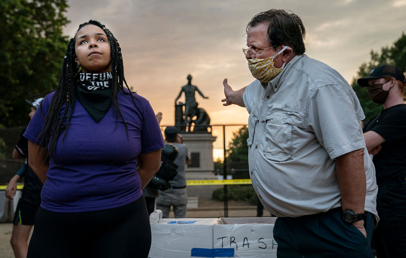 Cette image résume la question de l’émancipation du peuple noir aux États-Unis et le mouvement Black Lives Matter. (Photo: Evelyn Hockstein)