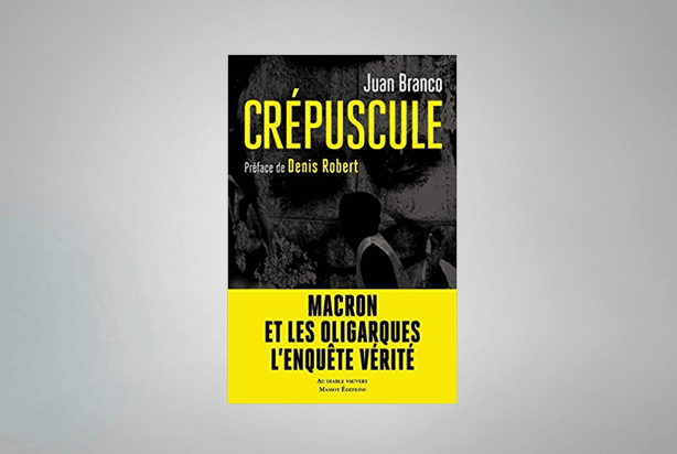«Crépuscule», Juan Branco (Photo: Massot Éditions)