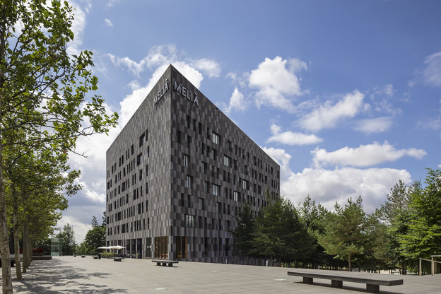Situation insolite à l’hôtel Meliá du Kirchberg, qui accueille du personnel soignant frontalier aux côtés d’une clientèle plus classique. (Photo: Meliá Hotels)
