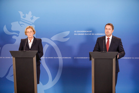 Pas question de procéder à des allégements, insistent Paulette Lenert et Xavier Bettel. (Photo: Romain Gamba/Maison Moderne)
