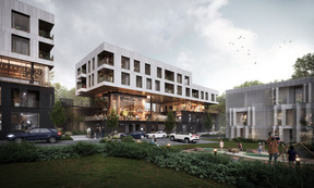 Les architectes ont su tirer profit du site qui présente des différences de niveaux. (Illustration : Metaform architects)