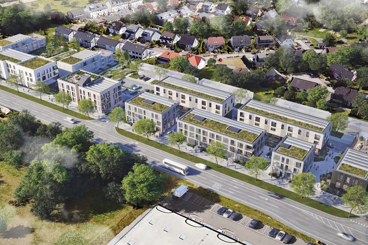Le quartier Op dem Kapellebierg – Am Enneschte Schrendel à Sandweiler est confié à Metaform Architects. (Illustration: Metaform architects)