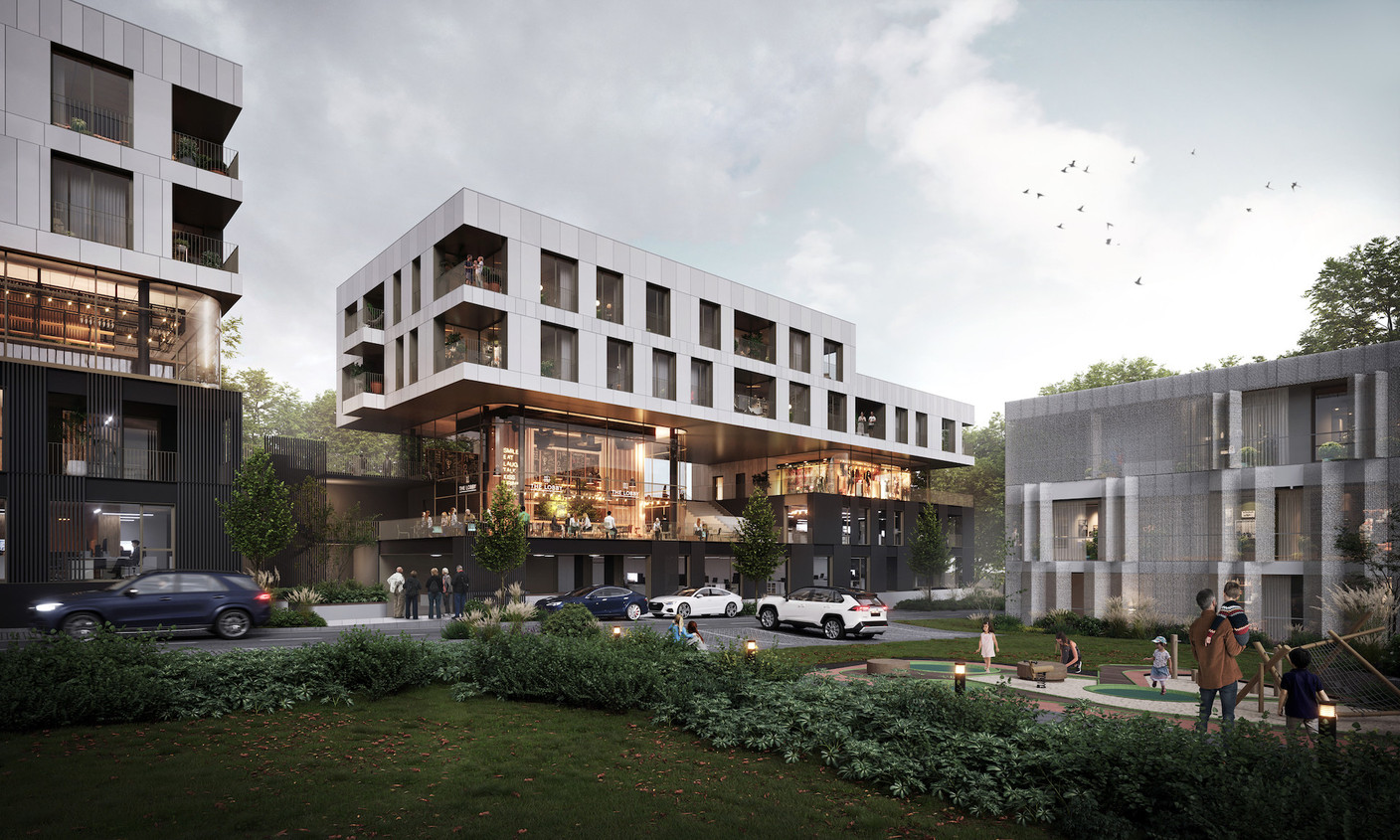 Les architectes ont su tirer profit du site qui présente des différences de niveaux. (Illustration : Metaform architects)