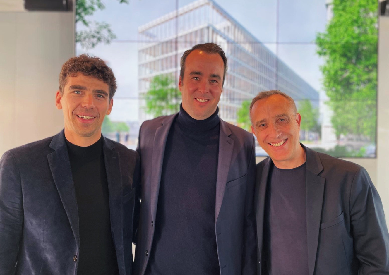 Florian Götze, Jarrid Engel et GG Kirchner. (Photo: Metaform Architects)