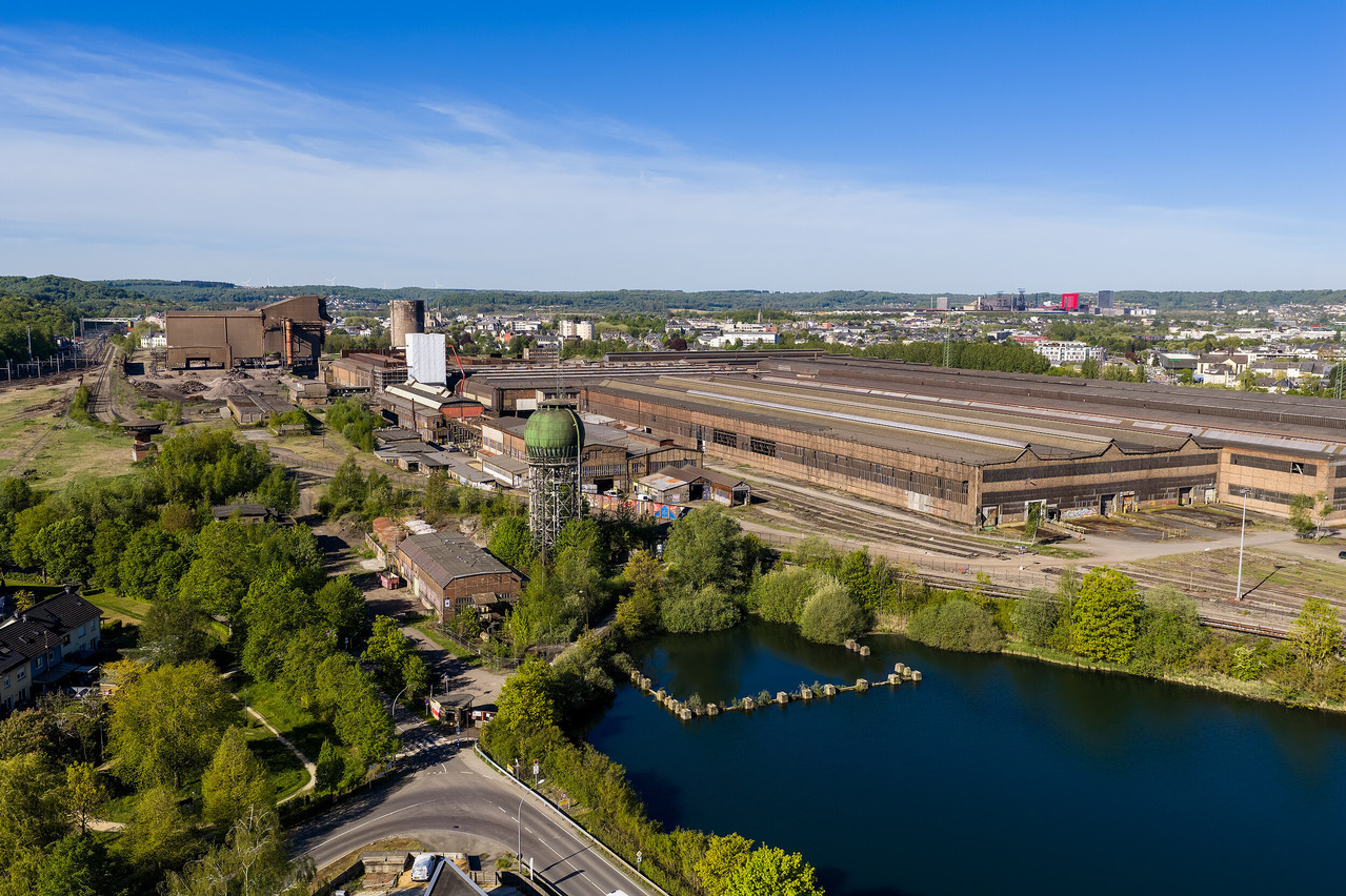 The industrial site, which will be transformed into a new ‘town’ capable of accommodating 10,000 residents after 2031. (Photo: Claude Piscitelli / Sip)
