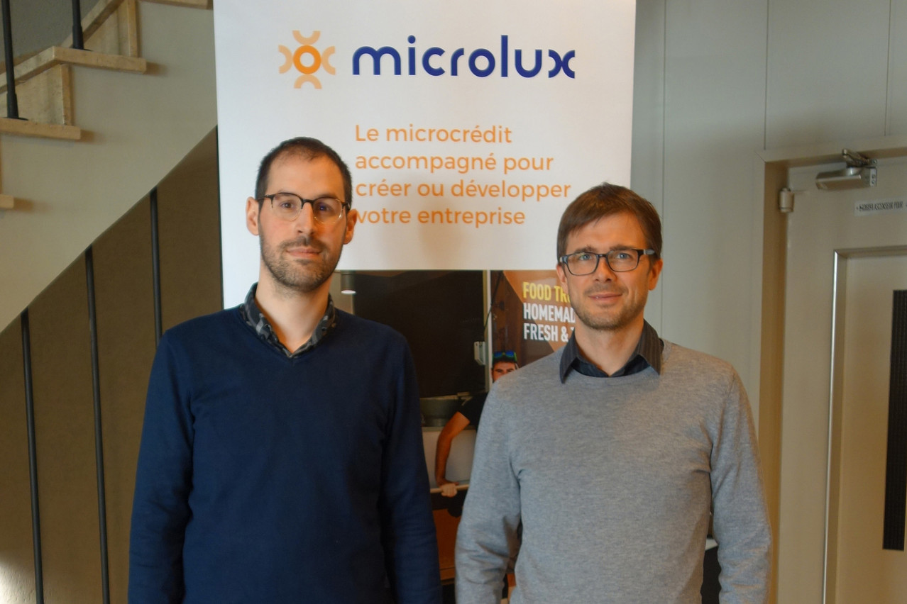 En 2018, Samuel Paulus et Jérémy Del Rosario ont multiplié les contacts avec les candidats entrepreneurs.                                 (Photo: Microlux)