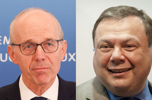 Luc Frieden seized the opportunity created by France to secure Mikhail Fridman’s removal from the sanctions list. In the name of Luxembourg’s national interest. (Photo: Sip/Shutterstock. Montage: Paperjam)