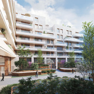 Côté jardin, les logements disposeront de balcons pour profiter de l’espace extérieur. (Illustrations: Petitdidierprioux/Ponnie images)