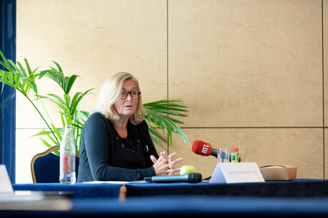 Mireille Rahmé-Bley remplace Guill Kaempff à la tête de l’association des commerçants de la capitale. (Photo: Jan Hanrion/Maison Moderne)