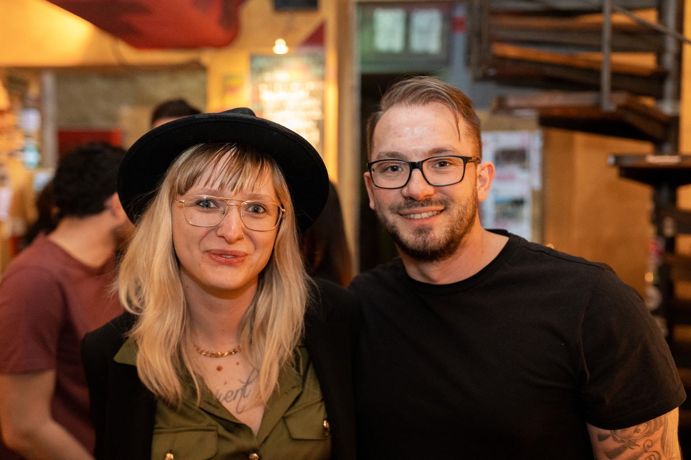Miss Sappho a célébré son nouvel univers graphique à grands coups de vinyles et de bonne humeur, le 14 avril au Gudde Wëllen… Bruno Leite/ @lecreateur_lu