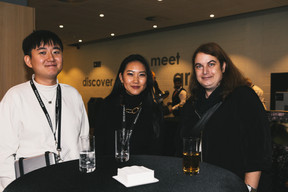 Yuchen Yu and Samantha Yeo (Bank of China Luxembourg) à gauche (Photo : Eva Krins / Maison Moderne)
