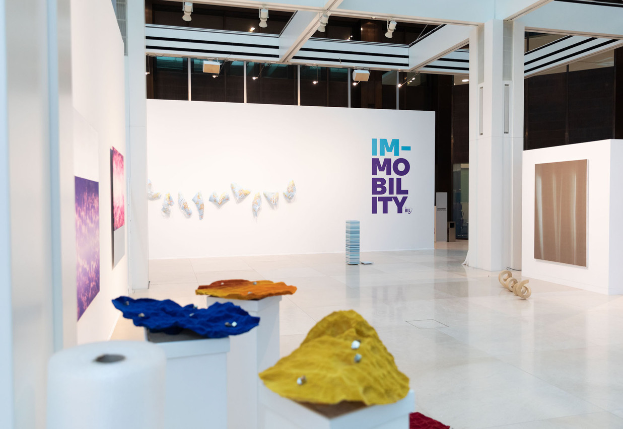 L’exposition «Im-Mobility» est présentée dans la Galerie Indépendance de la BIL. (Photo: BIL)