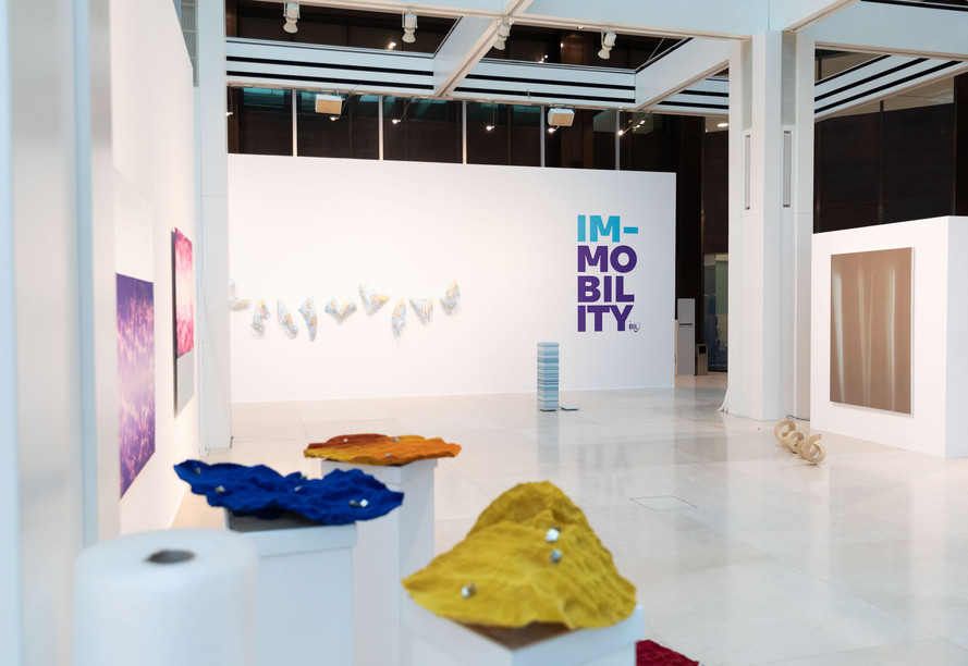 The “Im-Mobility” exhibition is being shown in Banque Internationale à Luxembourg’s Galerie Indépendance, route d’Esch, Luxembourg-Hollerich. Photo: BIL