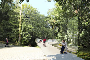 Vue du projet conçu par Mimram Ingénierie et Fabeck Architectes. ((Visuel: Mimram Ingénierie et Fabeck Architectes))