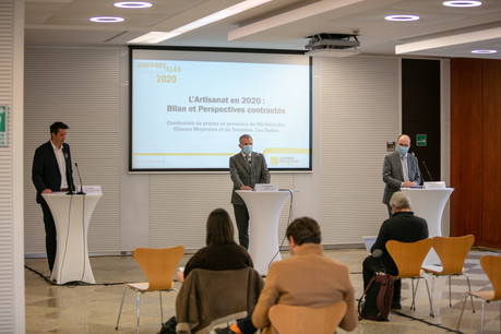 La Chambre des métiers a présenté à la presse les résultats de son enquête sur l’artisanat en 2020, marquée par le Covid-19. (Photo: Romain Gamba/Maison Moderne)