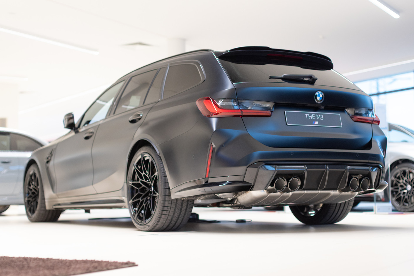 Autofestival 2023, en el showroom del concesionario Muzzolini: el nuevo BMW M3 Competition M xDrive Touring.  (Guy Wolff/Casa moderna)