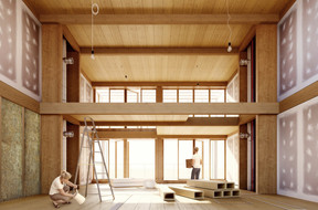 Self-construction is part of the process. Illustration: BSARC