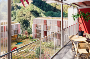 Different vertical and horizontal combinations are possible, giving the opportunity to create small urban complexes. Illustration: BSARC