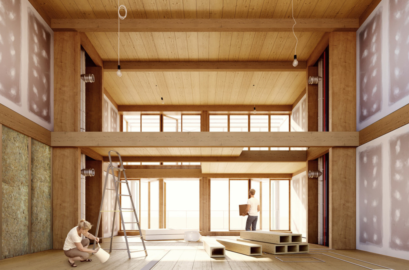 Self-construction is part of the process. Illustration: BSARC