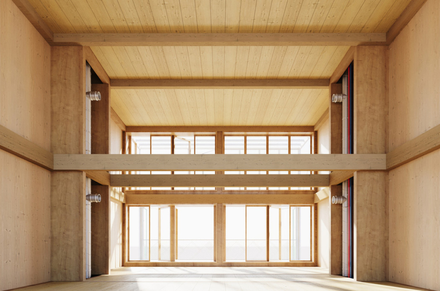 The modules are delivered without interior finishing, which is left to the choice of the future residents. Illustration: BSARC