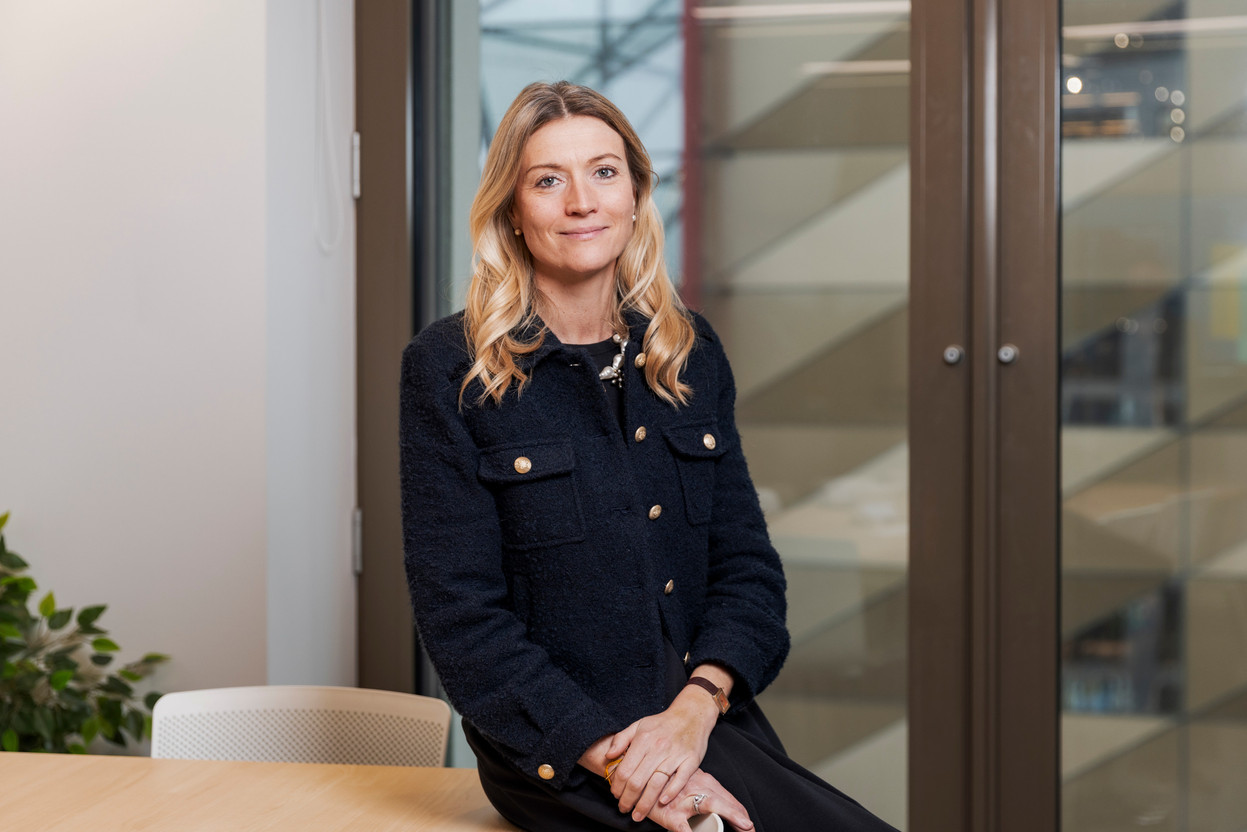 Kelly Hébert, Country Head for France, Belgium and Luxembourg at M&G Investments. Photo: Romain Gamba