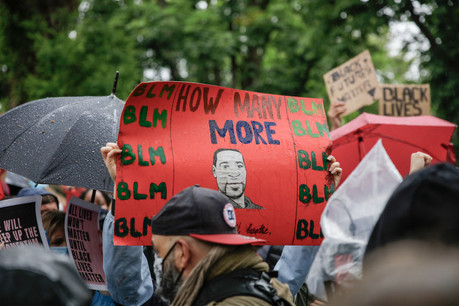 La mort de George Floyd avait entraîné des manifestations partout dans le monde, et notamment à Luxembourg, devant l’ambassade des États-Unis. (Photo: Romain Gamba/Maison Moderne/Archives)