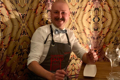 Une bonne bouille, un large sourire et une touche de folie: difficile de passer à côté de Sébastien Jully et de sa cuisine au Bellamy! (Photo: Maison Moderne)