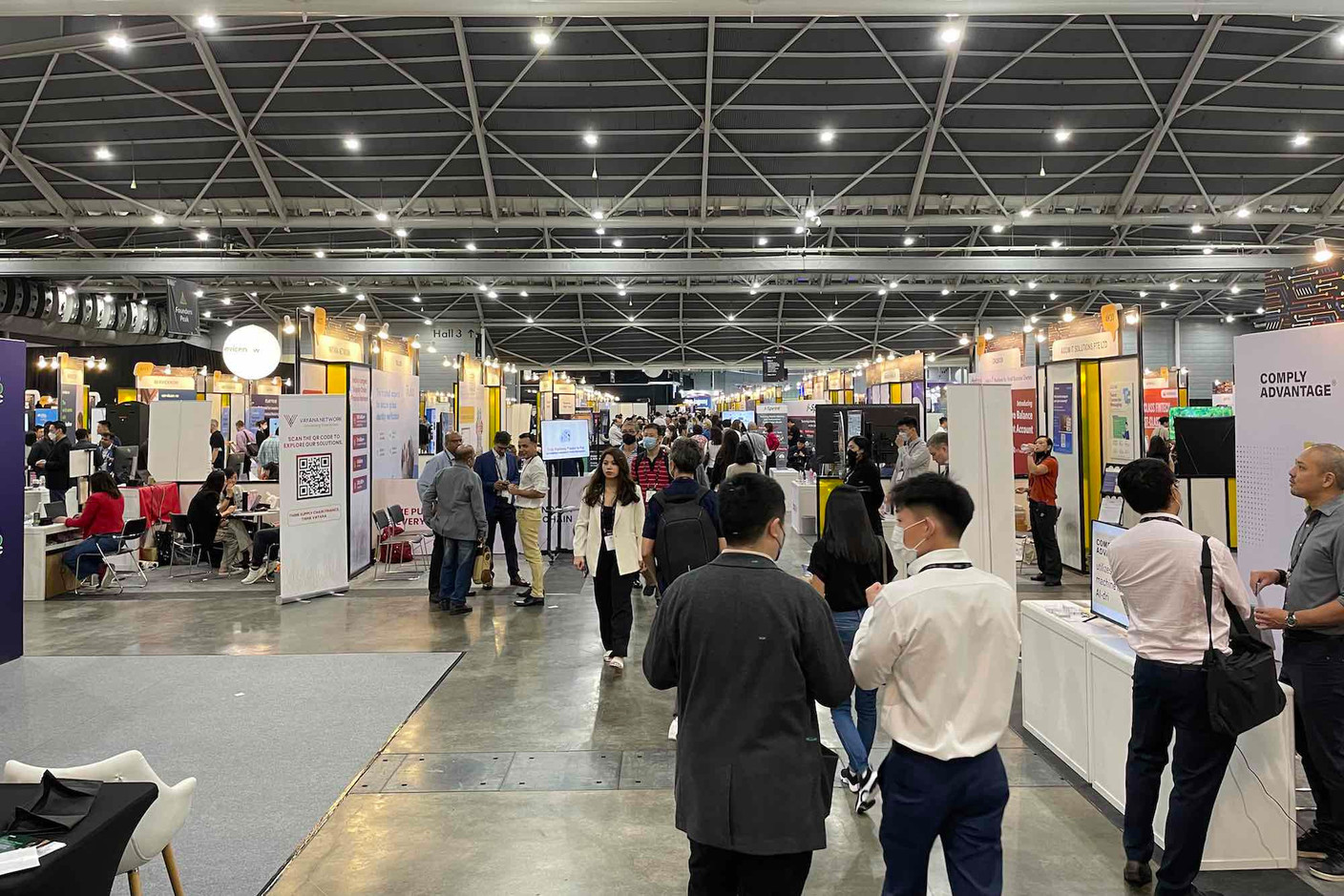 Hundreds of businesses, banks and more gathered for the Singapore Fintech Festival from 2 to 4 November 2022. Staff photo
