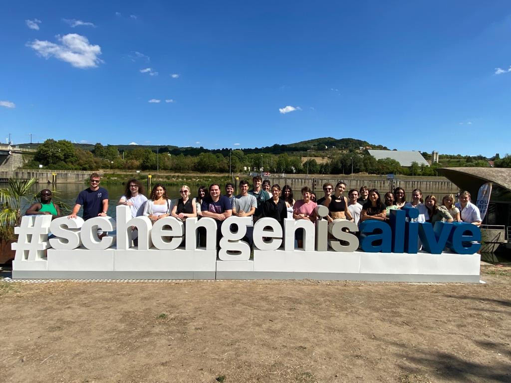 Mudec students visited Schengen on a discovery tour. Mudec