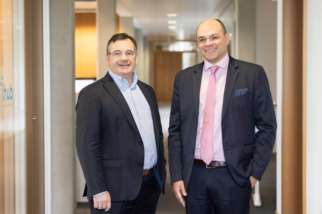 Pascal Morosini, CEO & Benoit Mayolini, Sales & Relationship Manager d’i-Hub Crédit: i-Hub