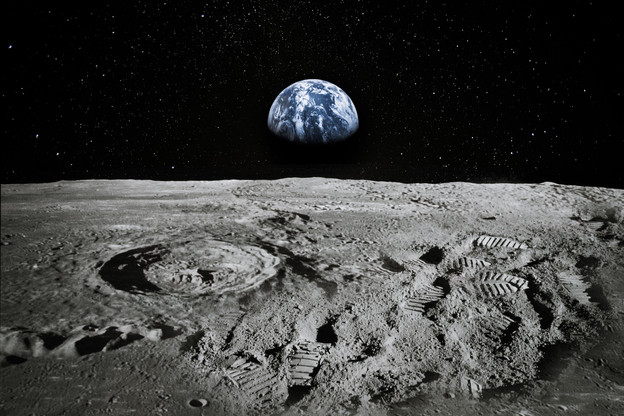La Nasa va accélérer la quête des ressources de l’espace: d’ici 2024, elle aura acheté des bouts de la Lune à des entreprises, au préalable qualifiées pour l’aventure, quand elles les ramèneront sur Terre. (Photo: Shutterstock)
