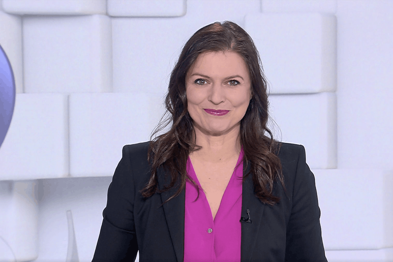 Nathalie Reuter a présenté son dernier journal TV dimanche 31 mars. (Photo: Capture d'écran / RTL)