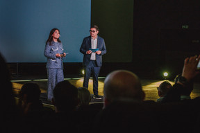 Elena Moitzheim and Pablo Moitzheim (Optique Moitzheim) Photo: Julian Pierrot/Paperjam