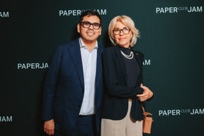 Pablo Moitzheim et Anne Marie Tinta (Optique Moitzheim). Photo: Julian Pierrot/Paperjam