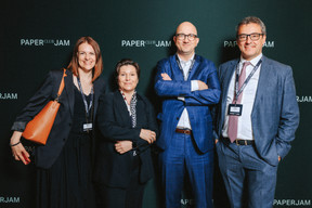 Stéphanie Tosato, Francesca De Florio, Marco Lippert et Claude Eyschen (BIL). Photo: Julian Pierrot/Paperjam