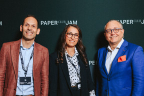 Dan Biancalana (Administration communale de Dudelange), Véronique Alves (Aquasud Differdange) et Pedro Castilho (Verbalius). Photo: Julian Pierrot/Paperjam