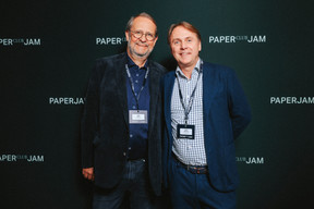 Alex Benoy et Hervé Muller (Muller Freylinger & Partners) Photo: Julian Pierrot/Paperjam