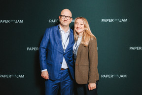 Marco Lippert et Jade Bajai (BIL). Photo: Julian Pierrot/Paperjam