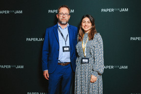 Tim Beyers (TB Management Services) et Beste Katchaganov (Paperjam Club). Photo: Julian Pierrot/Paperjam