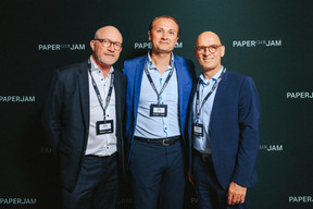 Michel Thielens (MTM Partners), Rizki Roman (RRoman Holding) et Michael Schmirler (Best Talent Factor). Photo: Julian Pierrot/Paperjam