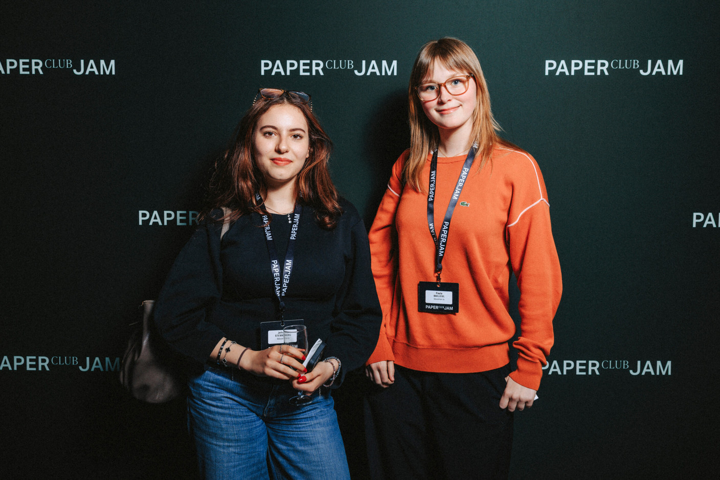 Jefimija Stevanovic et Paula  Bailleul (Education.lu). Photo: Julian Pierrot/Paperjam