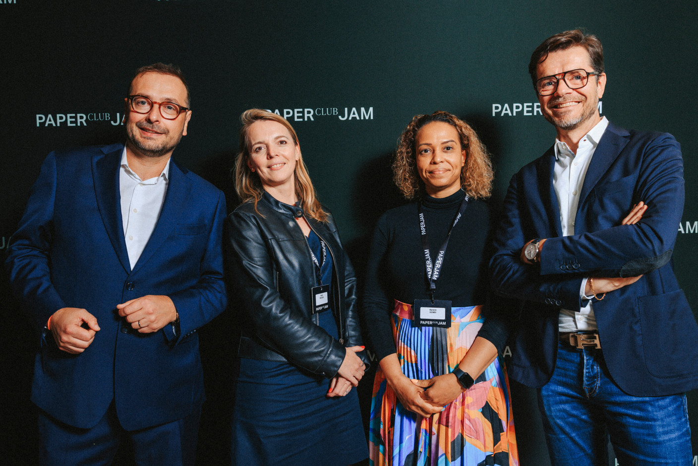Vincent Lyonnet (Steel Shed), Nora Boissel, Aurore Henri et Dominique Lyonnet (Steel Shed). Photo: Julian Pierrot/Paperjam