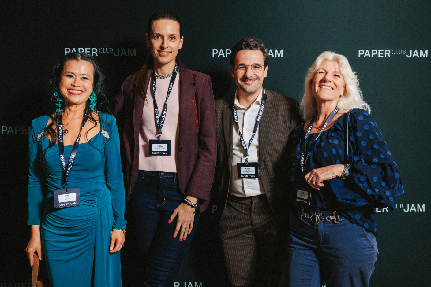 Diane Tea (B-Green), Olga Jeczmyk, William Meyer (Landewyck Tobacco) et Esther Celosse (Return2Career). Photo: Julian Pierrot/Paperjam