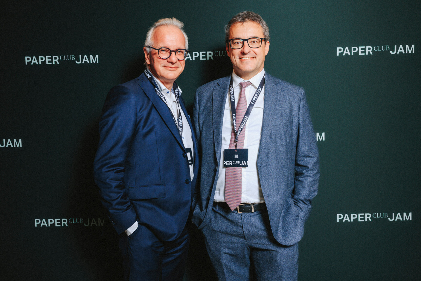 Marc Lauer (Foyer Group) et Claude Eyschen (BIL). Photo: Julian Pierrot/Paperjam